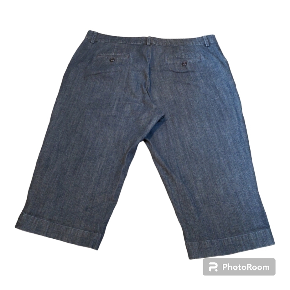 LEE 😎 JUST BELOW THE WAIST Stretch CAPRIS WMNS Sz 18W - Picture 6 of 9